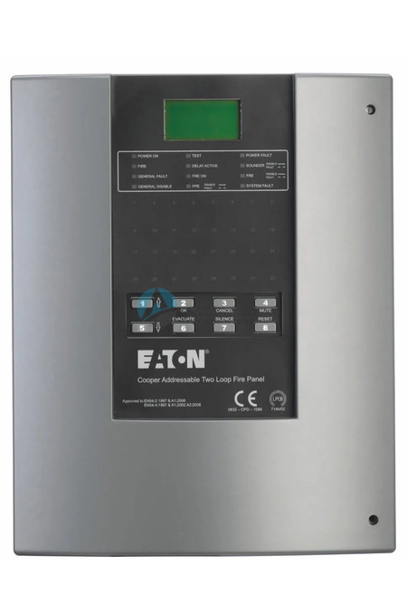 Eaton Cooper CF2000 Elektronik Adreslenebilir Yangın Alarm Kontrol Paneli – 2 Loop