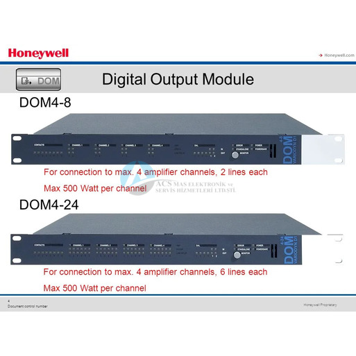 583361.22 Dijital Cıkış Modülü DOM4-8, AV Digital, Esser by Honeywell